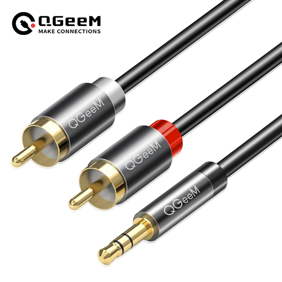 Home Cinema Heos - Cable RCA QGeeM 2RCA a 3.5mm,