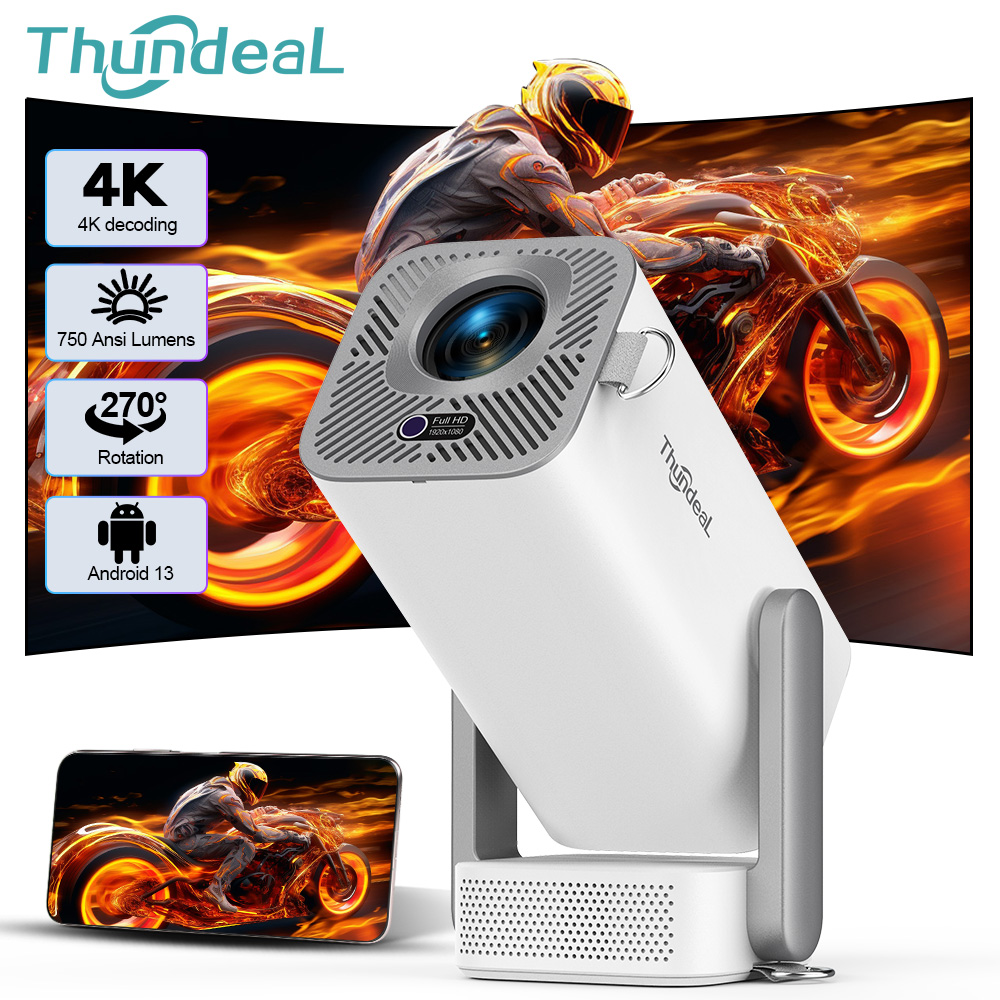 Home Cinema Complet - ThundeaL 4K Android Full HD proyector