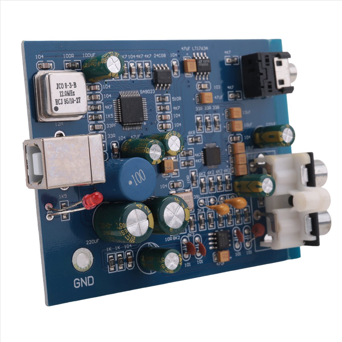 Home Cinema App - Placa Decodificadora USB Mini A64I ES9028K2M+SA9023,