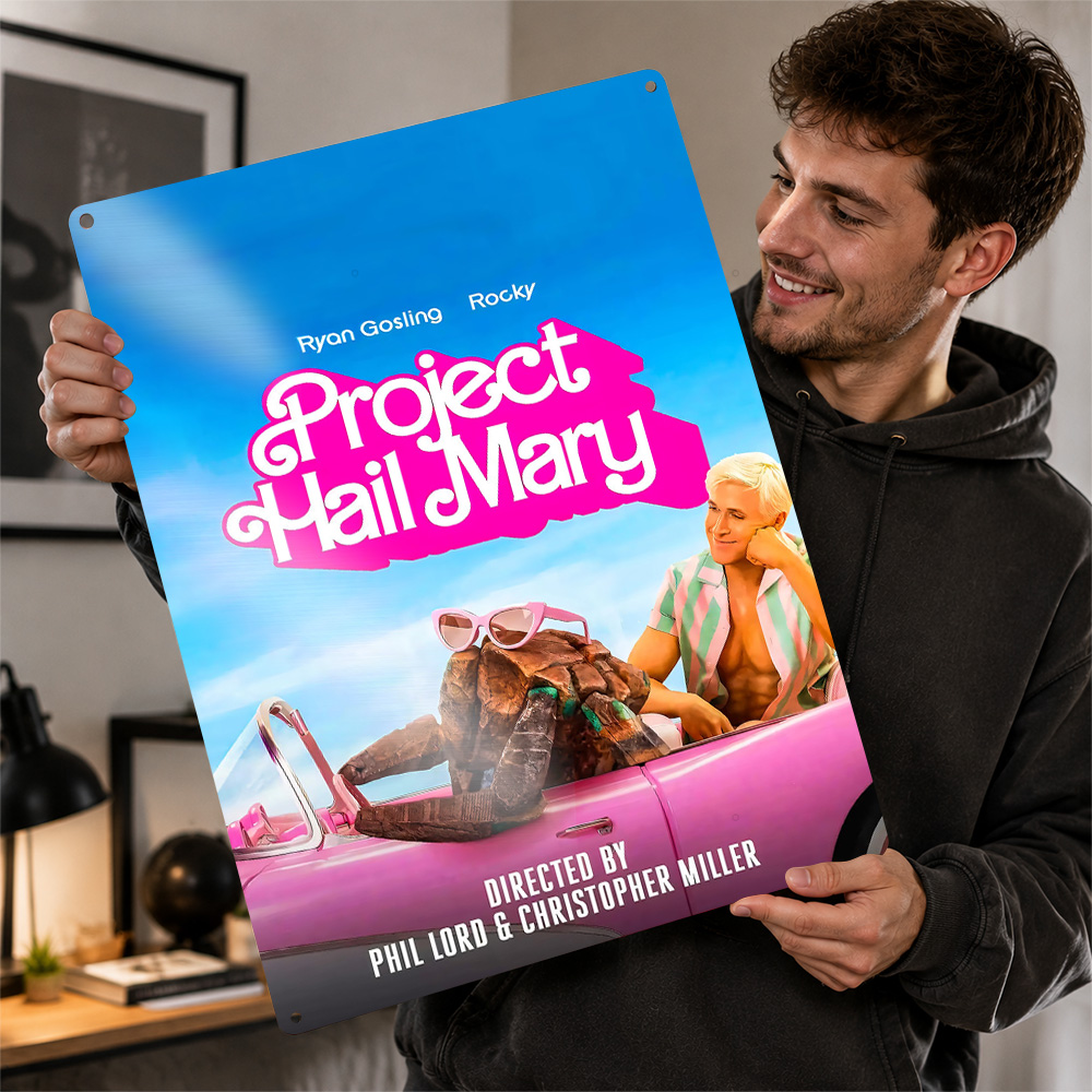 Vintage Home Cinema - Póster de la Película Project Hail