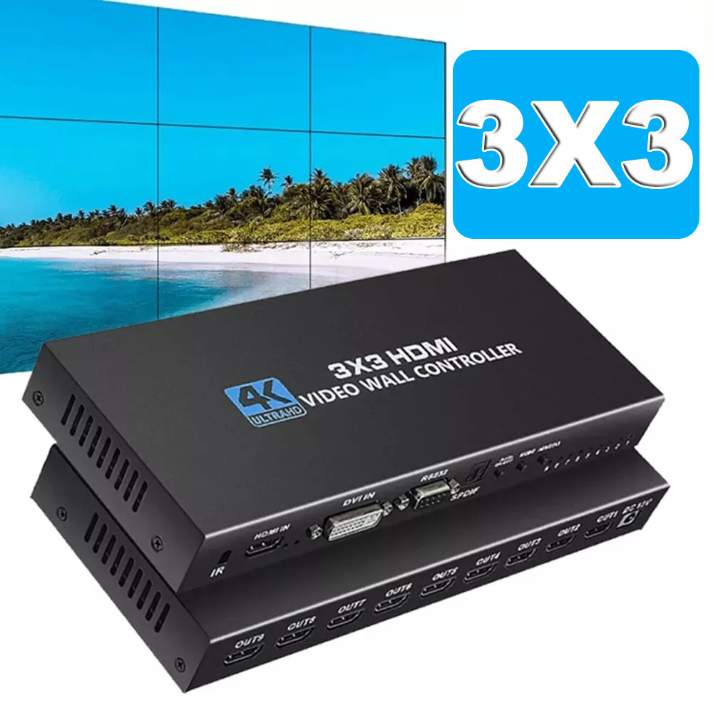 Home Cinema Wall Panels - Controlador de pared de vídeo HDMI