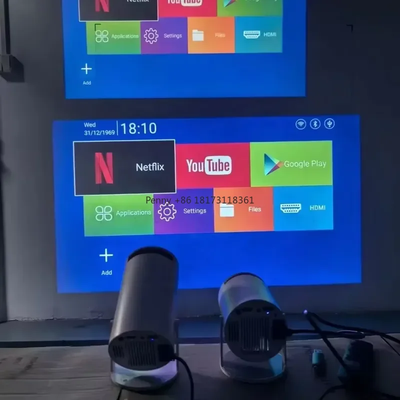 Home Cinema App - Proyector Inteligente HY300 Pro de Última