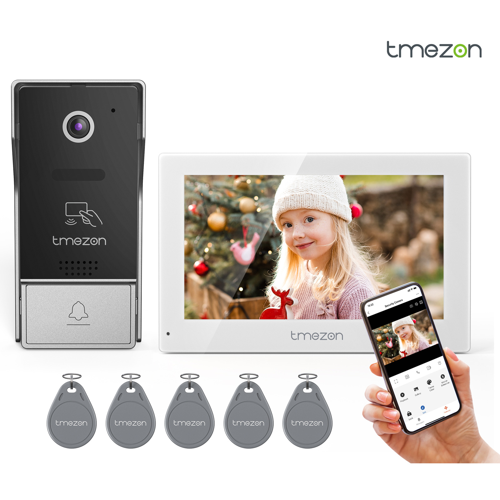 Home Cinema Wall Panels - Sistema de videoportero WiFi TMEZON de