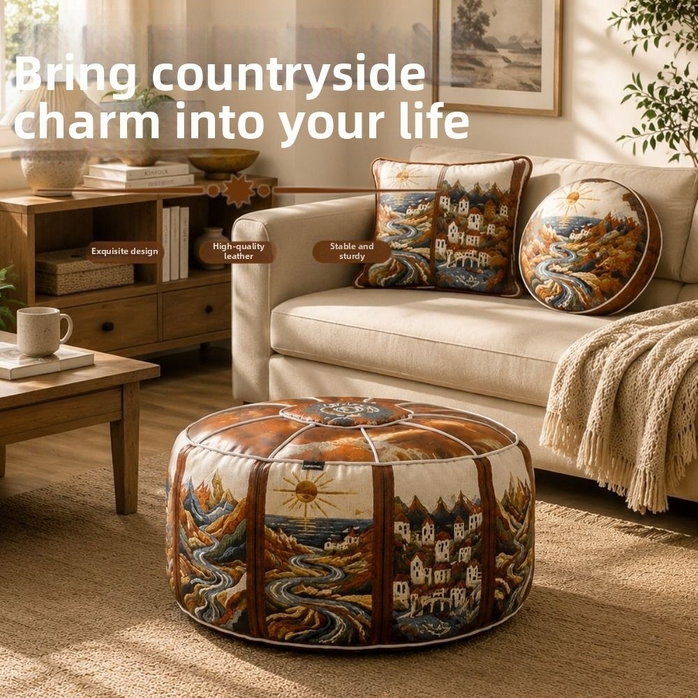 Recliner Sofa Cover - Nuevo Puf Otomano con Diseño Boho,