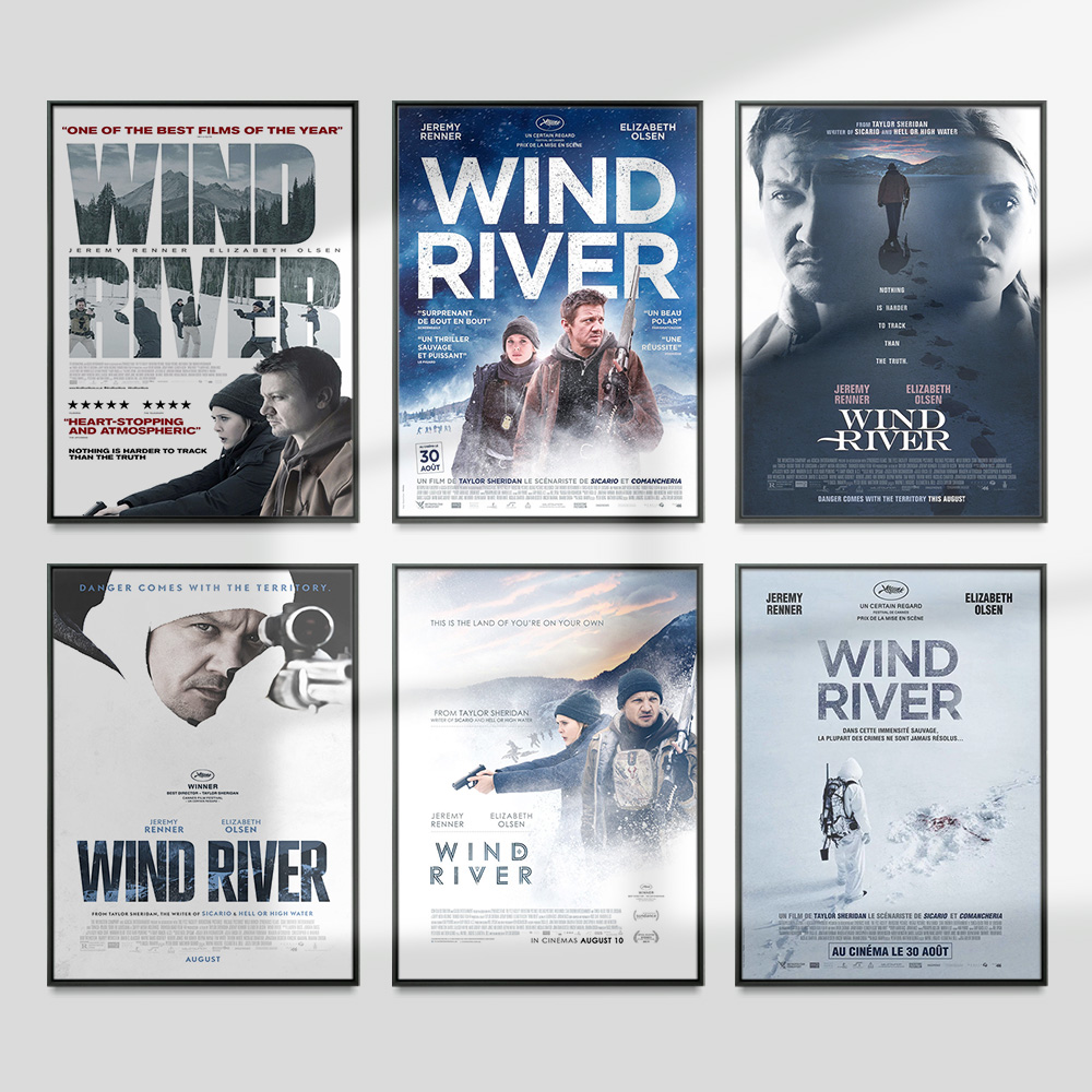 Póster de película Wind River, - Home Cinema Films reseña y precio