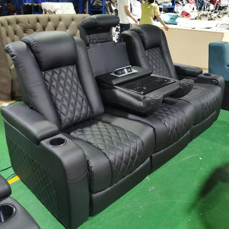 Sofá de Cine VIP de Cuero Genu - Home Cinema Recliner Chairs reseña y precio