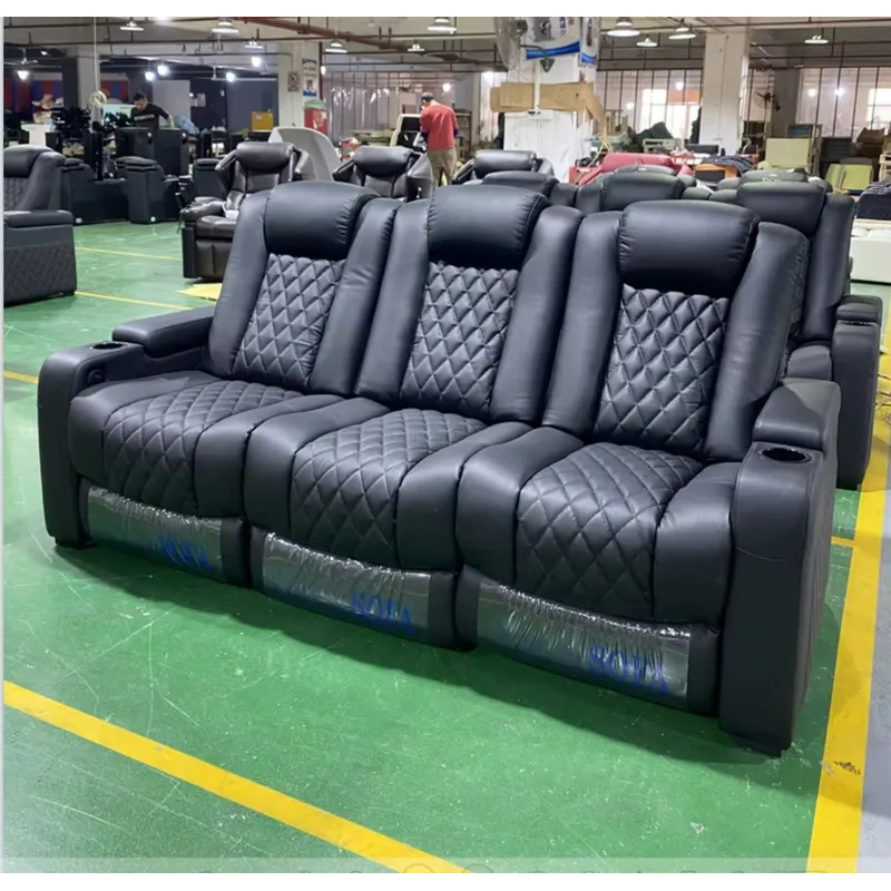 Sofá de Cine VIP de Cuero Genu - Home Cinema Recliner Chairs reseña y precio
