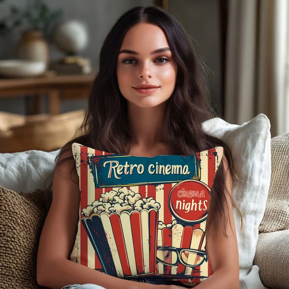 4 fundas de cojín de estilo re - Home Cinema Food reseña y precio