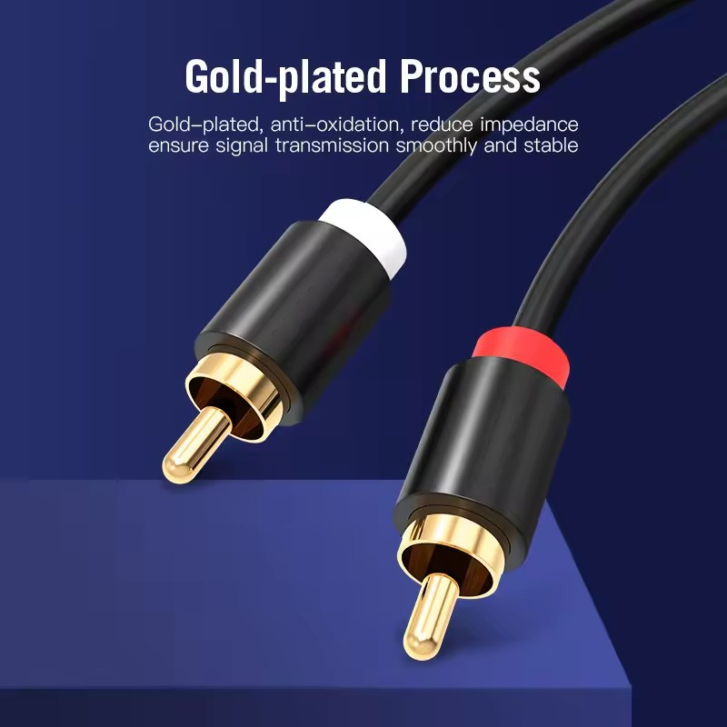 Cable RCA estéreo HIFI, Cable  - Home Cinema Heos reseña y precio