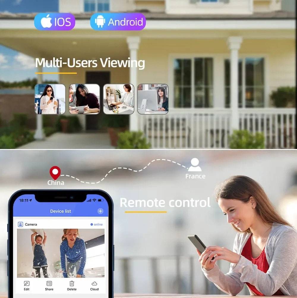 Cámara de Vigilancia Wifi de 2 - Home Cinema Wall Panels reseña y precio
