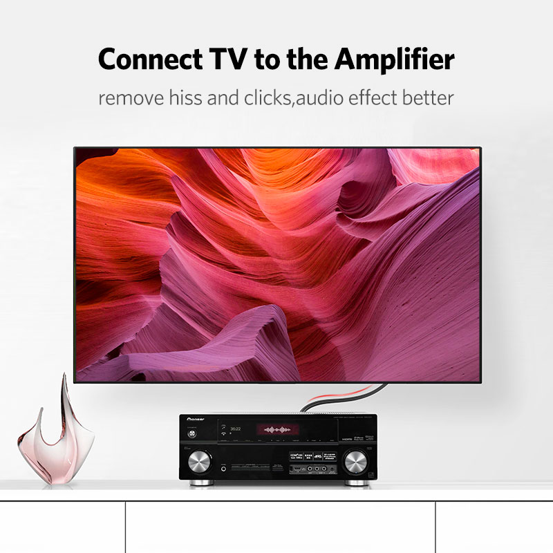 Ugreen-Cable de audio para dis - Home Cinema Heos reseña y precio