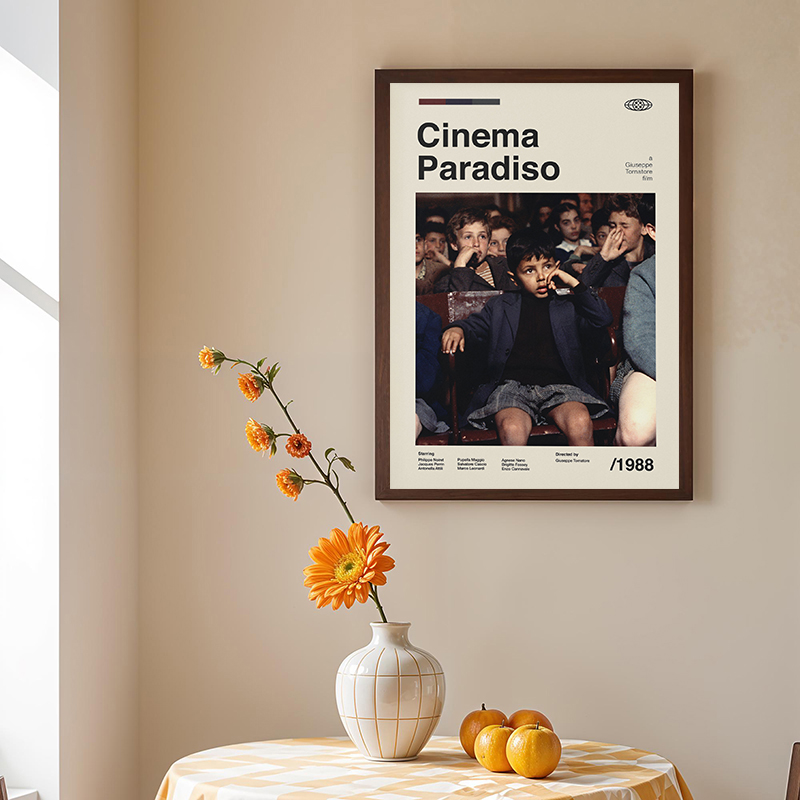 Póster de película clásica vin - Vintage Home Cinema reseña y precio