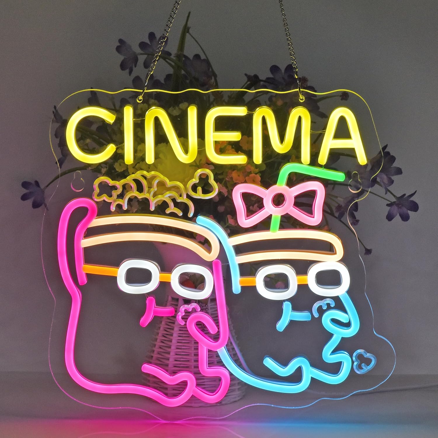 Letrero de Neón LED para Cine, - Home Cinema Films reseña y precio