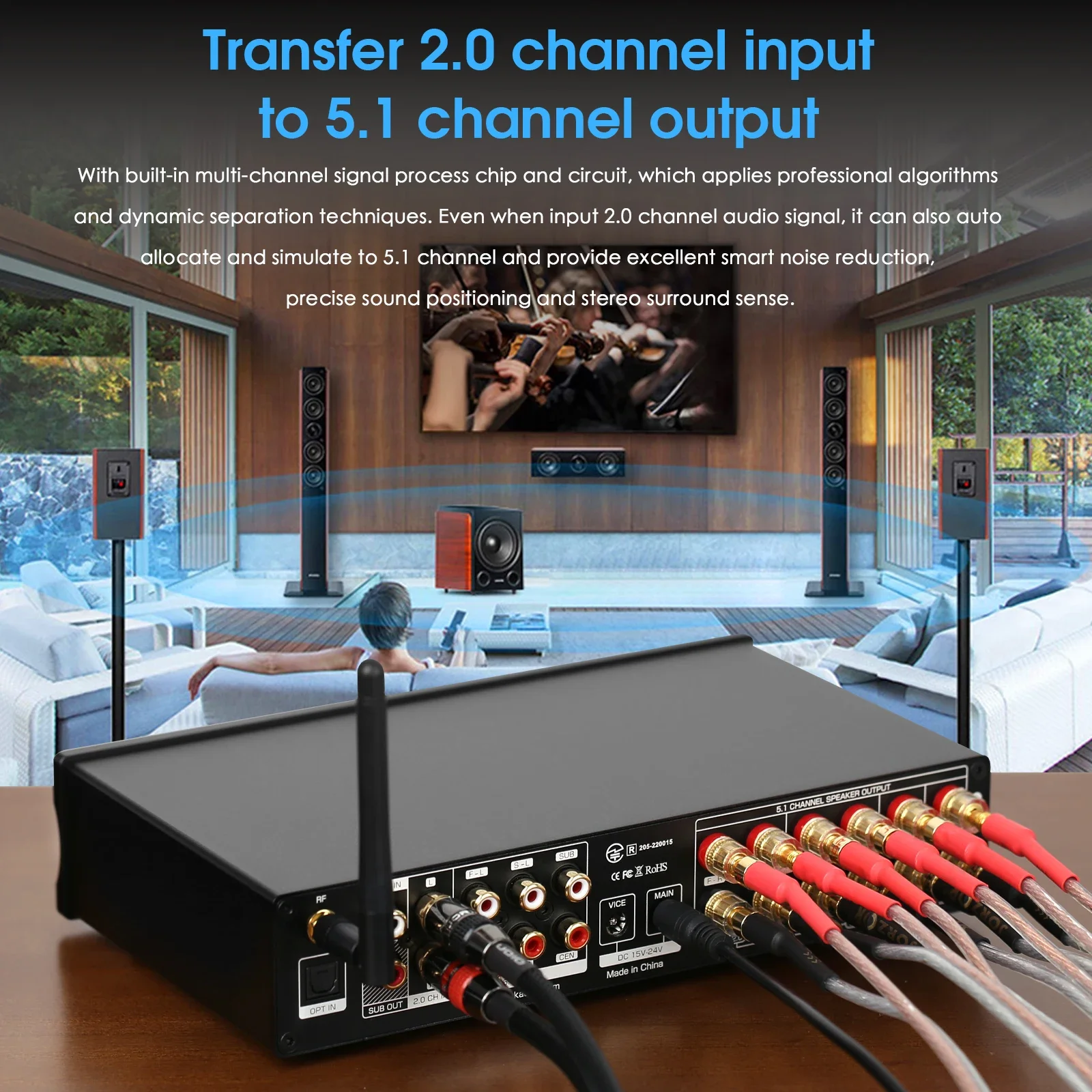 Douk Audio amplificador Digita - Home Cinema Heos reseña y precio