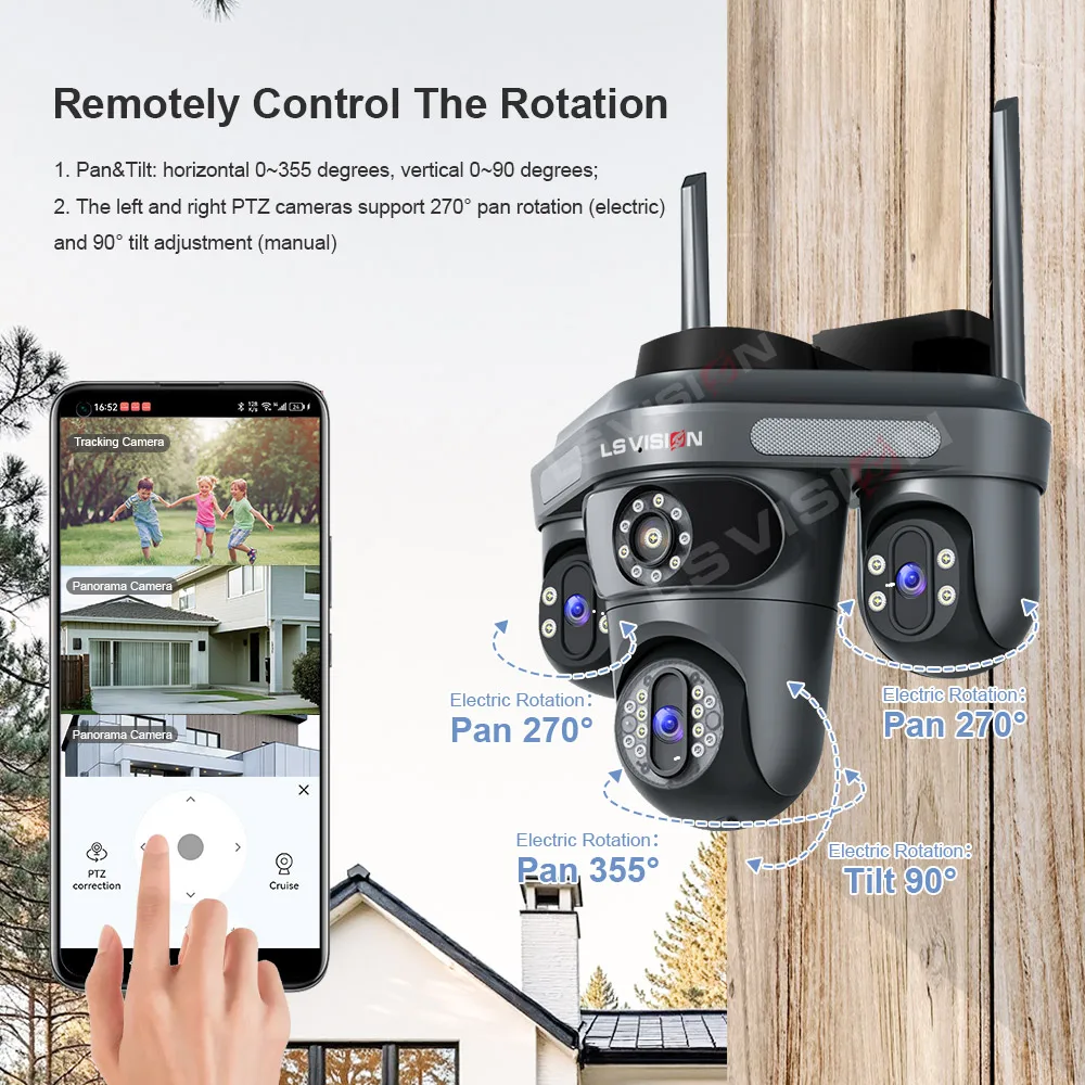 LS visión Triple pantallas Cám - Home Cinema Wall Panels reseña y precio