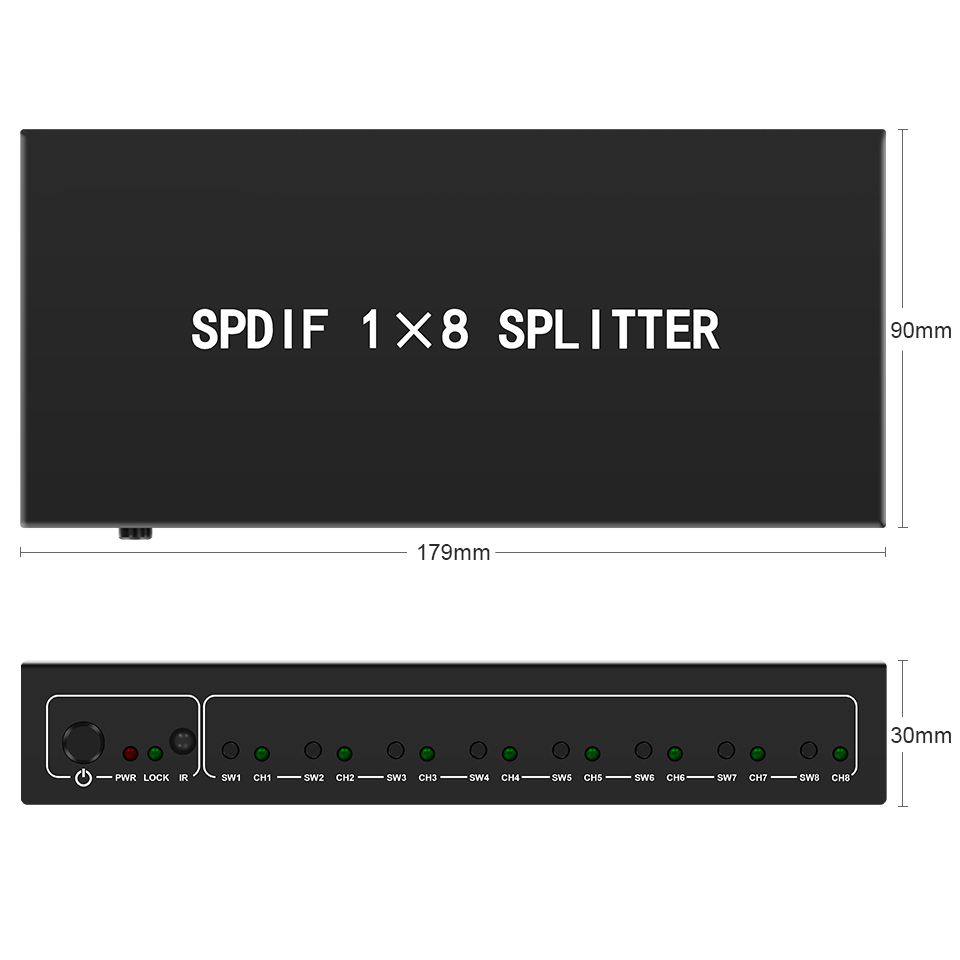 Divisor de Audio óptico, divis - Home Cinema Heos reseña y precio
