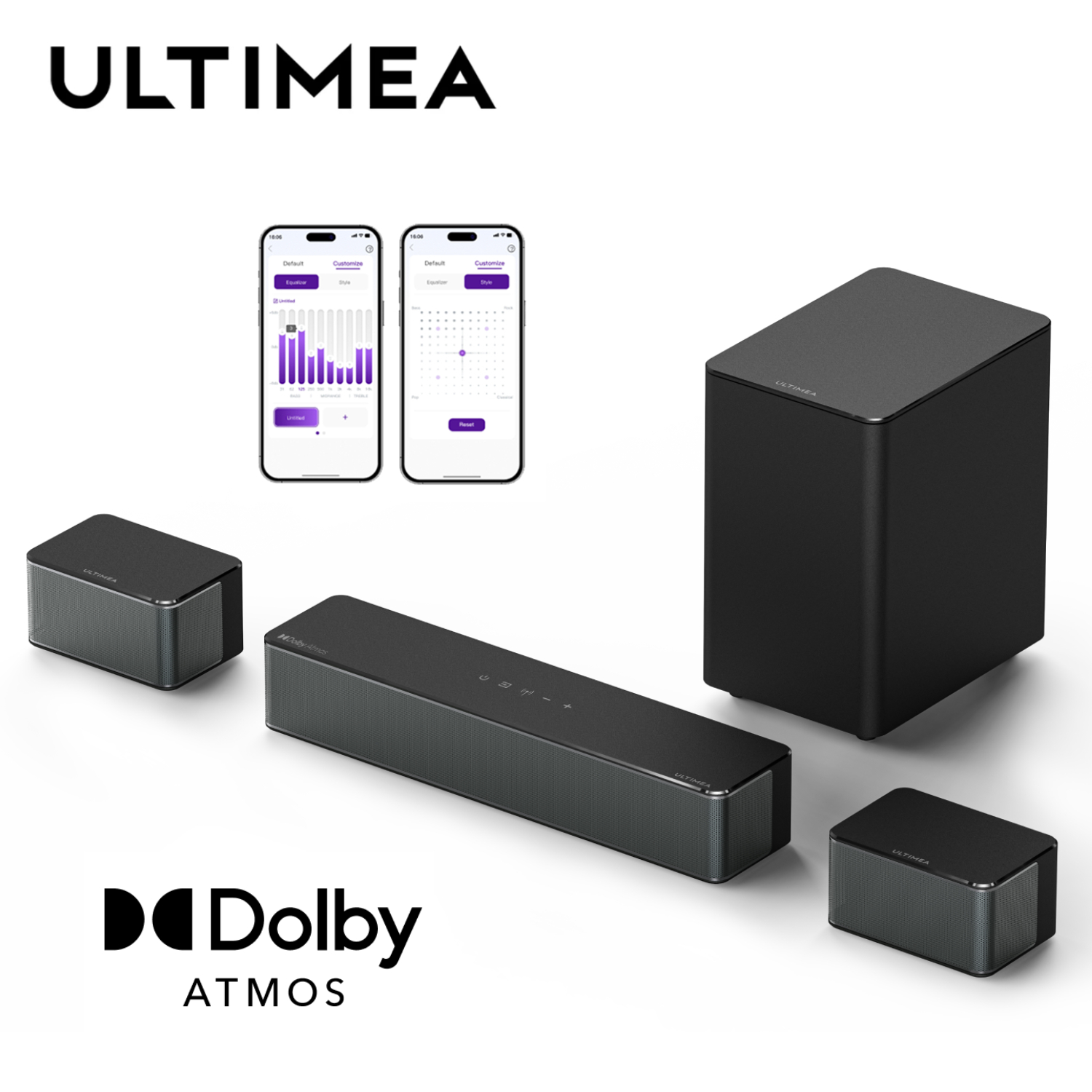 Barra de Sonido ULTIMEA Poseid - Home Cinema Wireless Speakers reseña y precio