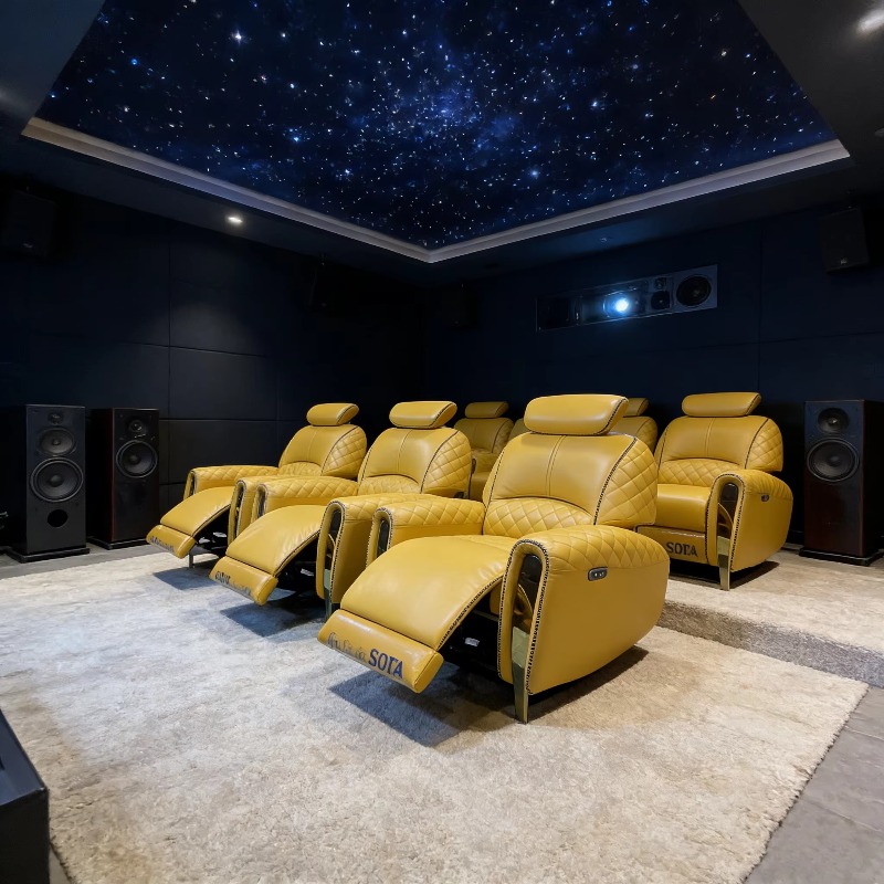Sillón Reclinable Individual d - Home Cinema Recliner Chairs reseña y precio