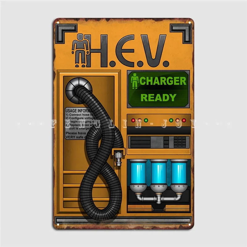 Half Life Hev Charger-letrero  - Home Cinema Theatre reseña y precio