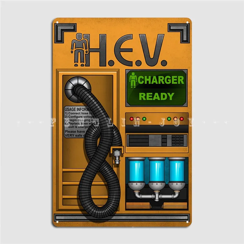 Half Life Hev Charger-letrero  - Home Cinema Theatre reseña y precio