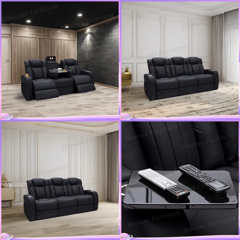 Sillón Reclinable de Cuero par - Home Cinema Recliner Chairs reseña y precio