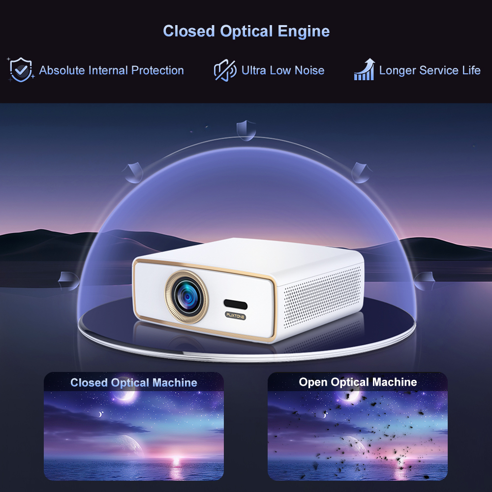 Proyector Portátil Flixtone E9 - Home Cinema Complet reseña y precio